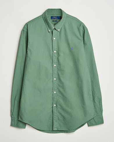 Men | Casual | Polo Ralph Lauren | Slim Fit Garment Dyed Oxford Shirt Fatigue