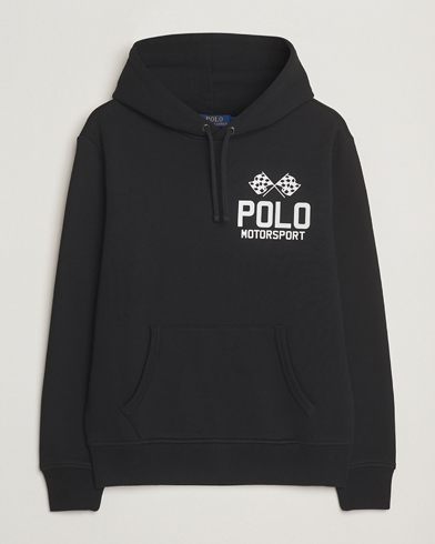 Polo Ralph Lauren RL Motorsport Hoodie Polo Black – Black