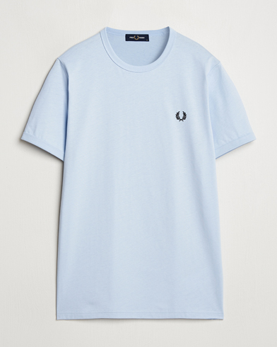 Men | T-Shirts | Fred Perry | Ringer T-Shirt Light Smoke