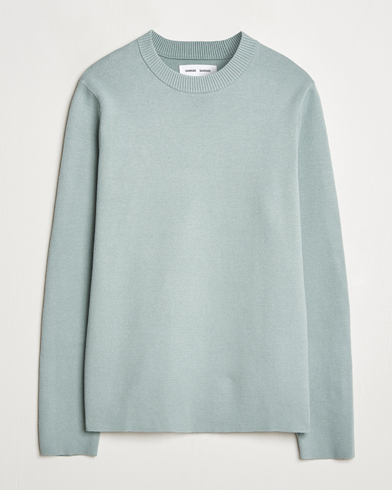 Men | Business & Beyond - Casual | Samsøe Samsøe | Niklas Crew Neck Sweater Abyss Green