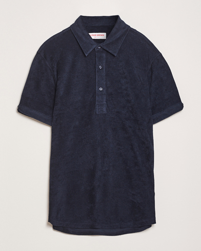 Men | Orlebar Brown | Orlebar Brown | Sebastian Tailored Towelling Polo Night Iris