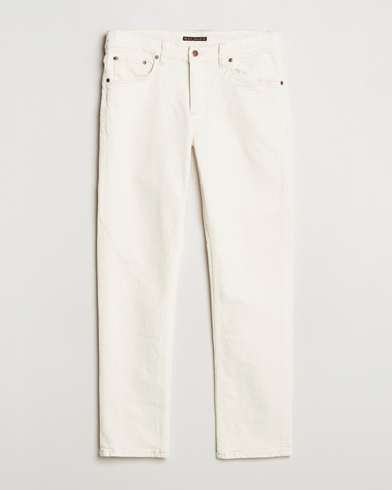 Men | Jeans | Nudie Jeans | Solid Ollie Jeans Ivory