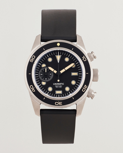 UNIMATIC U3 Heritage Chronograph Diver Black – Black