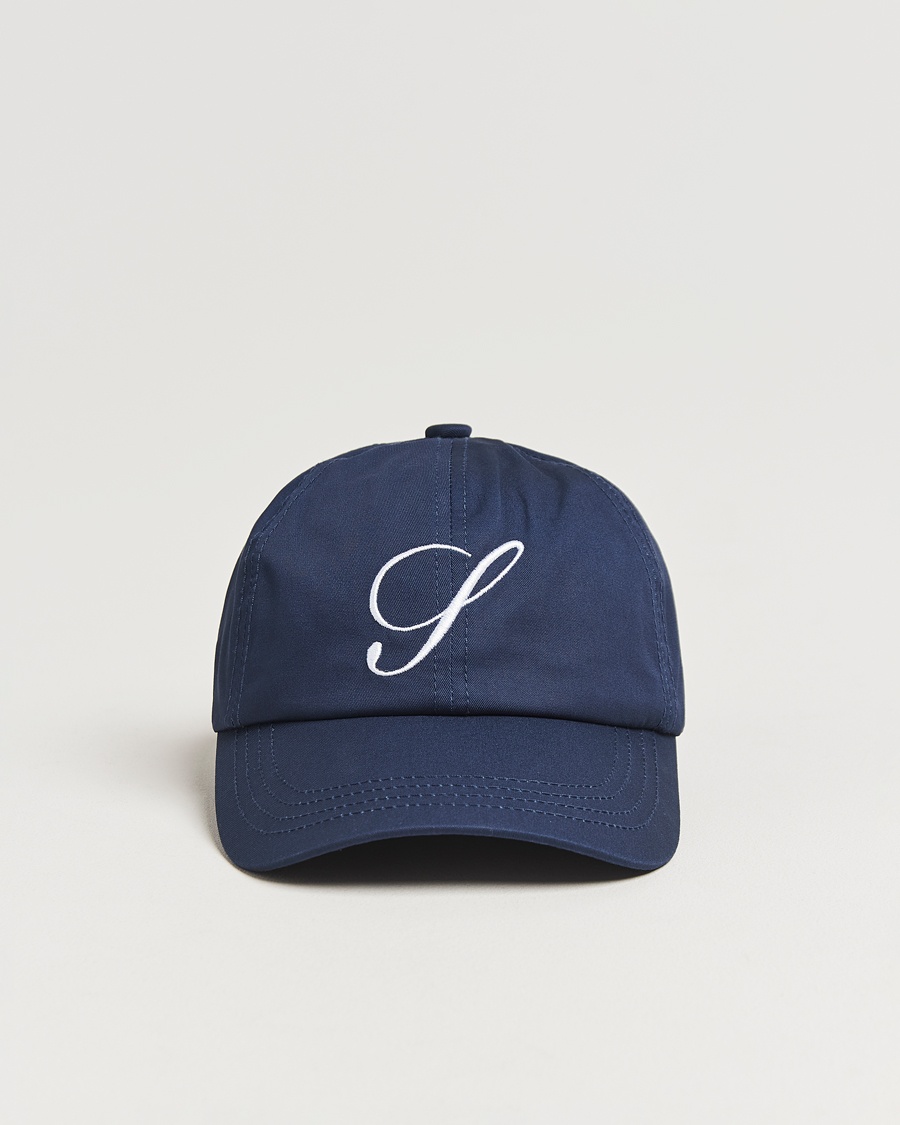 Men | Caps | Stenströms | Cotton Logo Cap Navy