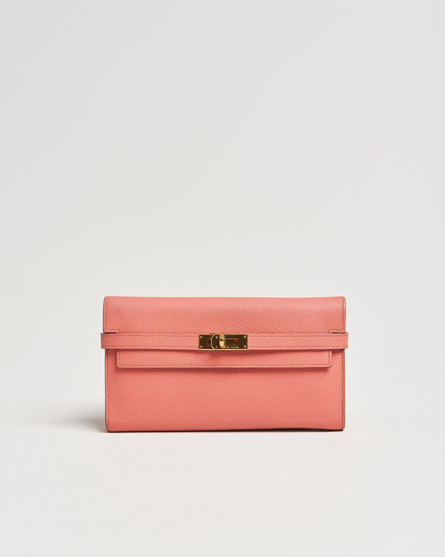 Men | | Hermès Pre-Owned | Kelly Wallet Epsom Leather Pink