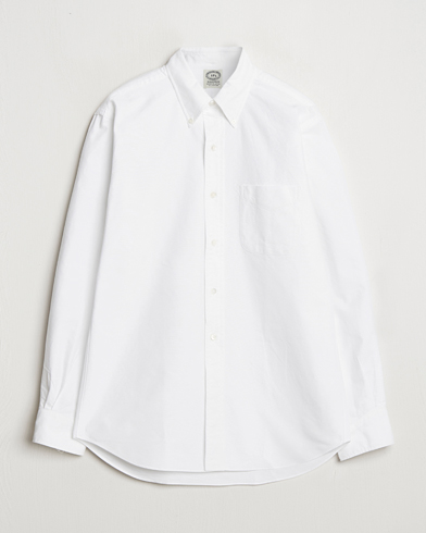 Men | Kamakura Shirts | Kamakura Shirts | Vintage Ivy Oxford Button Down Shirt White