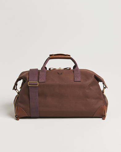 Bennett Winch Canvas Weekender Black Chocolate – Brown