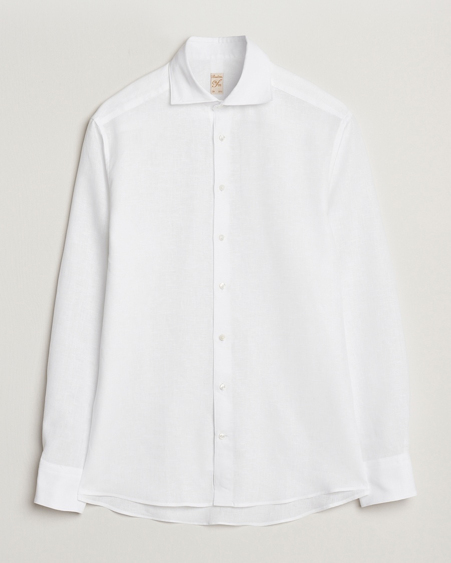 Stenströms 1899 Linen Shirt White – White