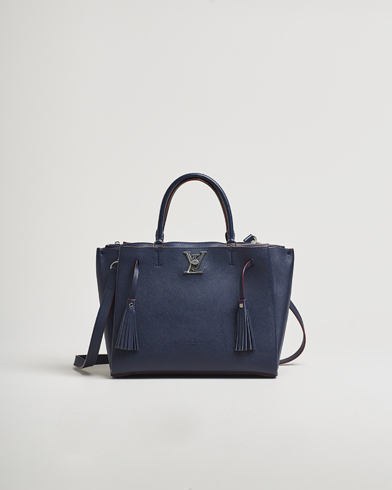 Men | | Louis Vuitton Pre-Owned | LockMeTo Handbag Calfskin Navy