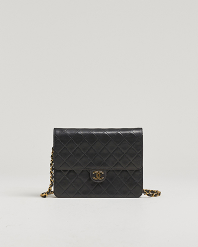 Men | | Chanel Pre-Owned | Single Flap Bag Black