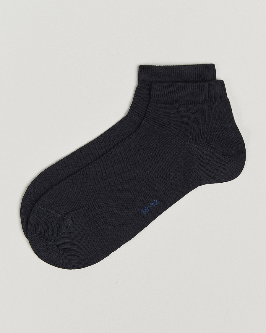 Falke Happy 2-Pack Cotton Sneaker Socks Dark Navy – Blue