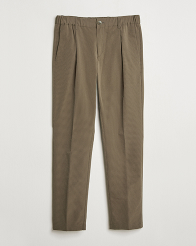 Men | Clothing | Herno | Seersucker Drawstring Pants Verde Green