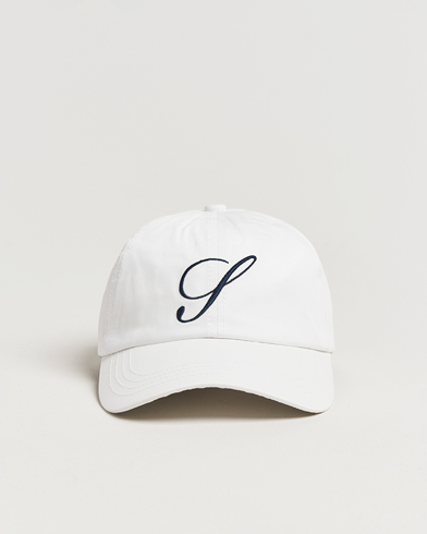 Men | Caps | Stenströms | Cotton Logo Cap White