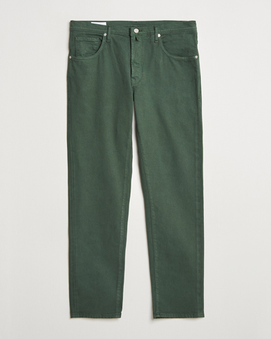 Men | Clothing | Incotex | 5-Pocket Cotton Stretch Pants Dark Green