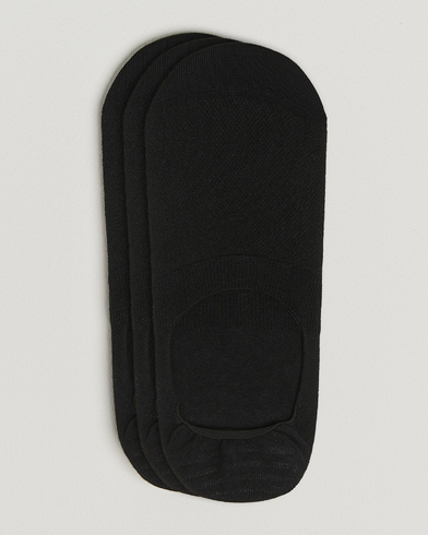 BOSS BLACK 3-Pack Invisible Socks Black – Black