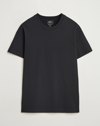A.P.C. Embroidered APC T-Shirt Black – Black