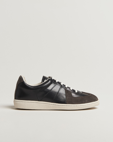 Men | What's new | Sweyd | Nappa/Suede Army Trainer Faded Black