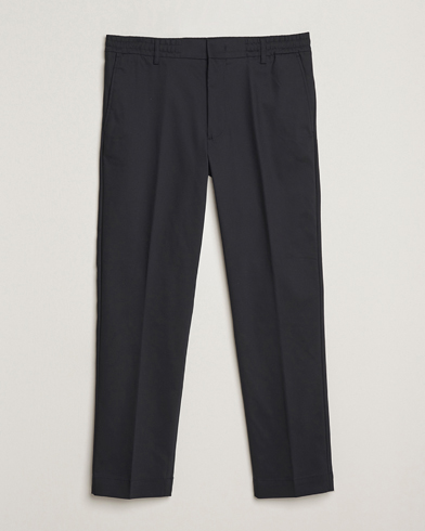 NN07 Baker Cotton Drawstring Trousers Navy – Blue