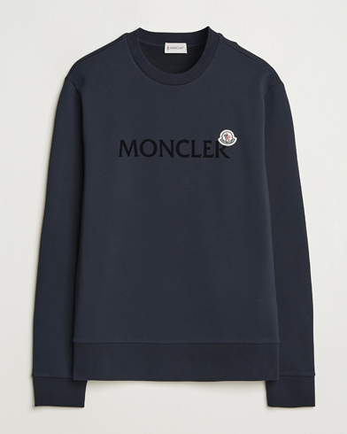 Moncler Lettering Logo Sweatshirt Navy – Blue