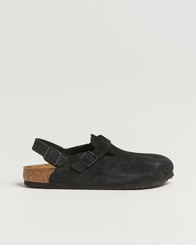 BIRKENSTOCK Tokio Classic Footbed Black Suede – Black