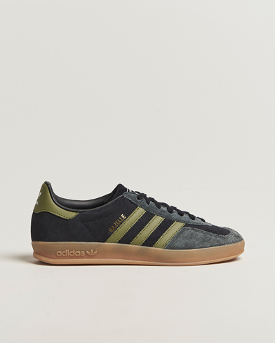 adidas Originals Gazelle Indoor Sneaker Black/Green – Black