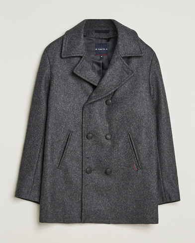 Armor-lux Kermor Wool Peacoat Grey Melange – Grey