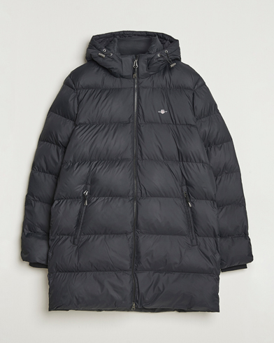 Gant The Active Cloud Mid Length Jacket Black – Black