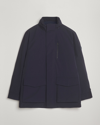 Snow Peak Indigo C/N Parka Indigo at CareOfCarl.com