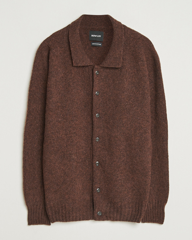 Howlin' Brushed Wool Cardigan Brownish – Brown