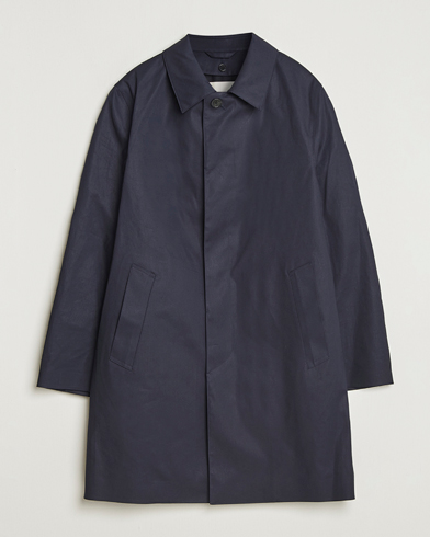 Mackintosh Dunoon Car Coat Navy – Blue