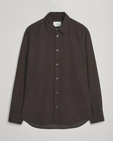 NN07 Colby Shirt Dark Army – Green