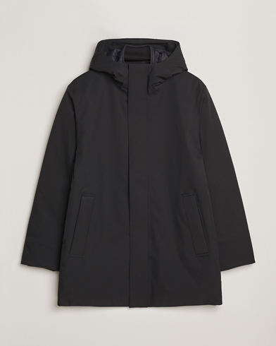 Fred Perry Padded Zip Through Parka Night Green at CareOfCarl.com