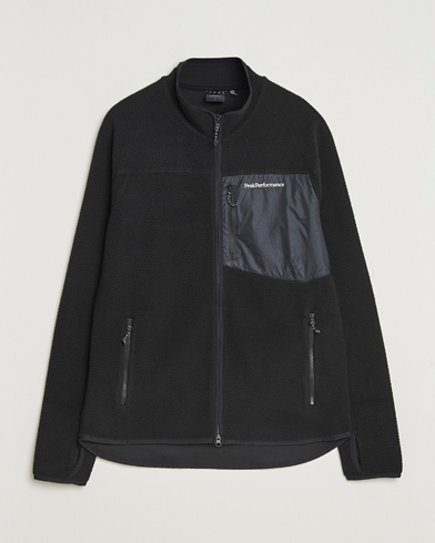 Peak Performance Pile Full Zip Black – Black