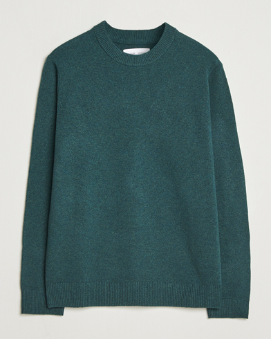 Samsøe Samsøe Isak Knitted Crew Neck Green Gables – Green