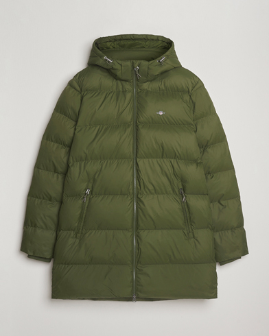 Gant The Active Cloud Mid Length Jacket Country Green – Green
