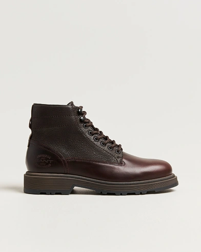 GANT Blisdor Leather Boot Dark Brown – Brown