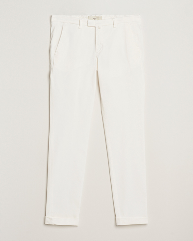 Briglia 1949 Slim Fit Cotton Stretch Chino Off White – White