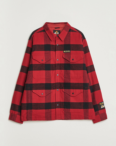 Columbia High Cascades Shirt Jacket Red – Red