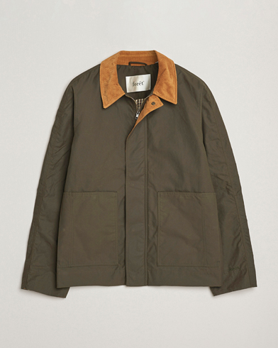 Forét Aspen Oilskin Jacket Army – Green