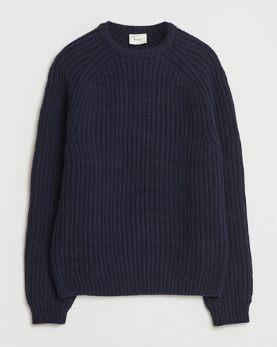 Forét Trip Chunky Rib Knit Navy – Blue