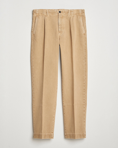Incotex Regular Fit Bull Denim Slacks Beige – Beige