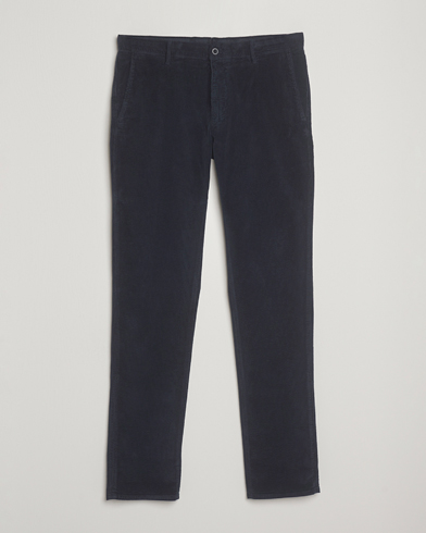 Incotex Slim Fit Leisure Cord Slacks Navy – Blue