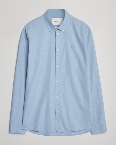LES DEUX Dessert Reg Flannel Shirt Allure – Blue