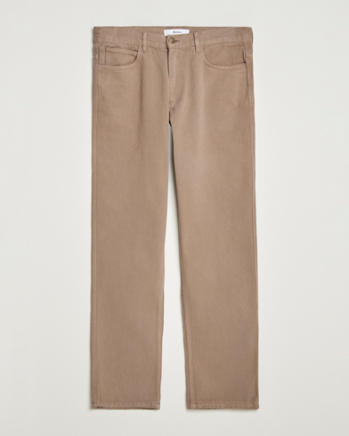 Palmes Coarse 5-Pocket Trousers Fossil – Brown
