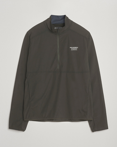 Men | Pas Normal Studios | Pas Normal Studios Balance Half Zip Jacket Dark Olive