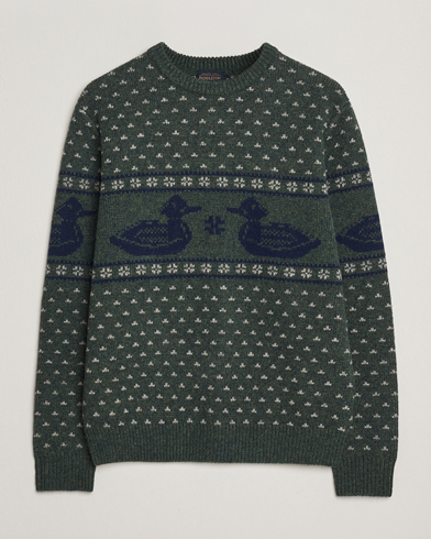 Pendleton Wool Duck Sweater Green – Green