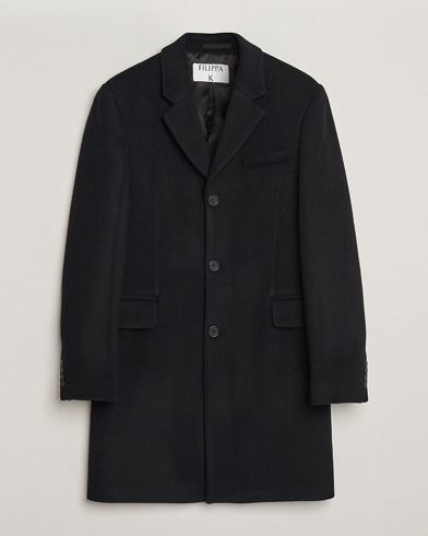 PS Paul Smith Wool Coat Black at CareOfCarl.com