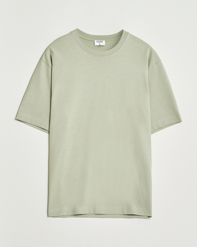 Filippa K Heavy Cotton Crew Neck T-Shirt Faded Green Grey – Green