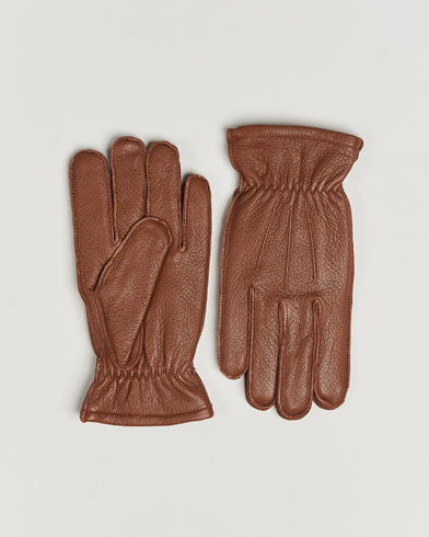 Polo Ralph Lauren Full Grain Leather Gloves Caramel – Brown