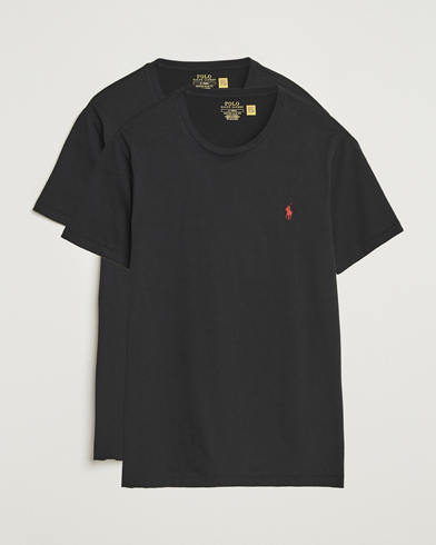 Polo Ralph Lauren 2-Pack Crew Neck T-Shirt Black – Black